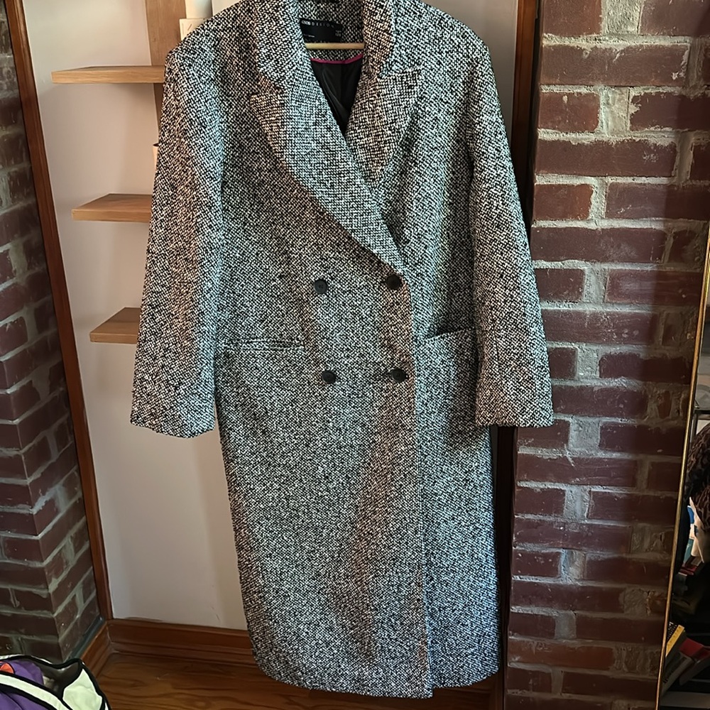 ASOS • Salt and Pepper Coat - Picture 4 of 10